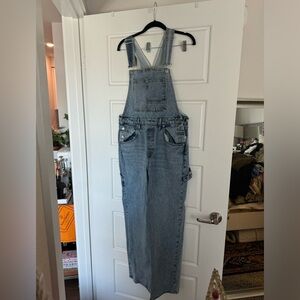 Good American Light Blue Denim Jumpsuit